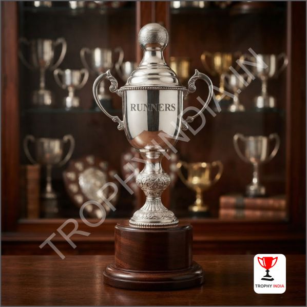 Handcrafted Silver Runners-Up Trophy