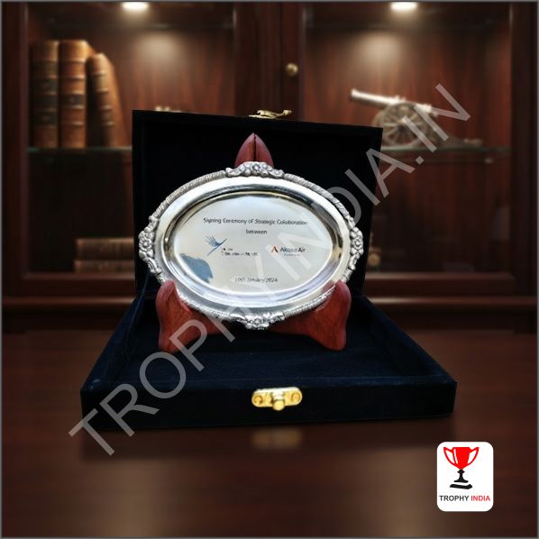 Custom Anniversary Photo Salver