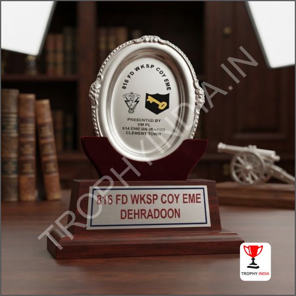 Customizable Salver Plate Trophies - Budget Friendly & Unbreakable