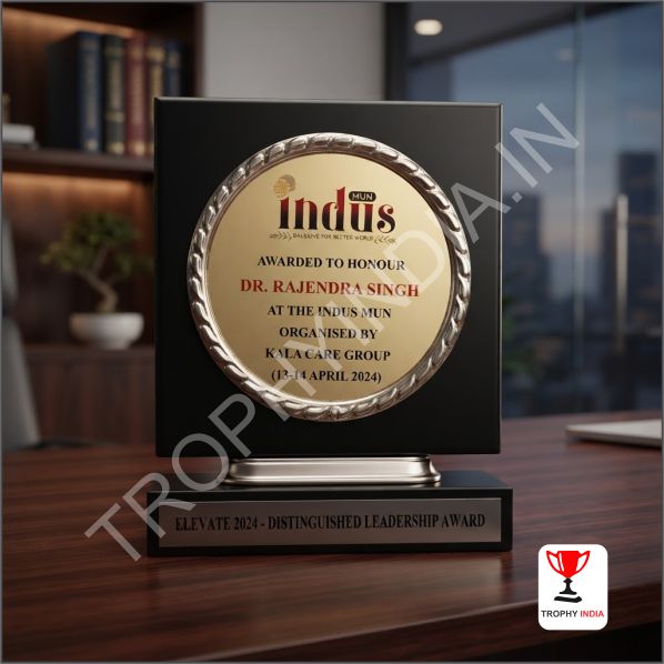 Matte Black Wooden Award Manufacturers in Delhi, Gurgaon & Noida