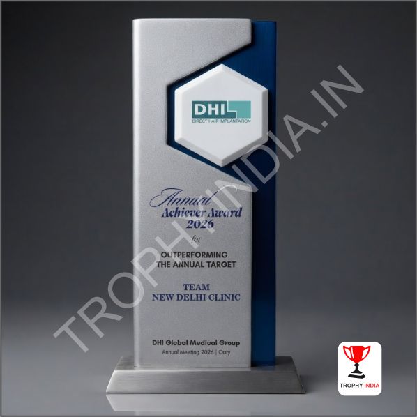 Modern Dual-Tone Wooden Trophy Manufacturers in Delhi, Gurgaon & Noida