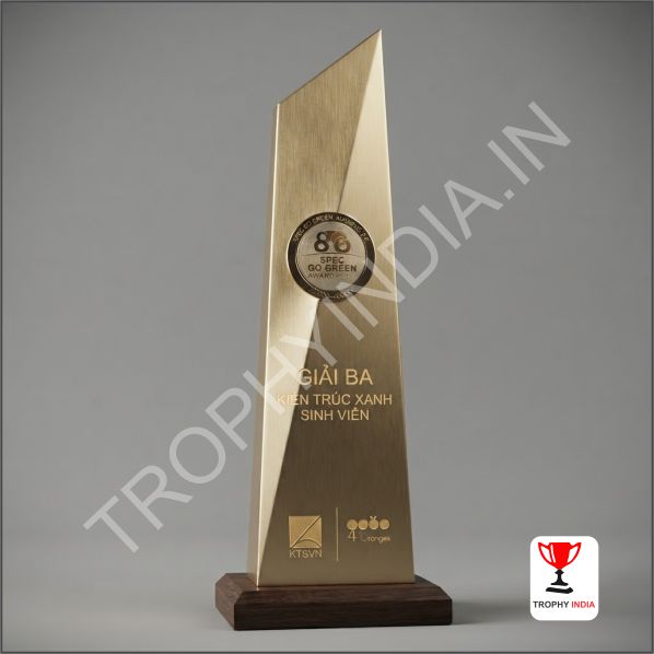 Premium Gold Pillar Trophy Manufacturers in Delhi, Gurgaon & Noida