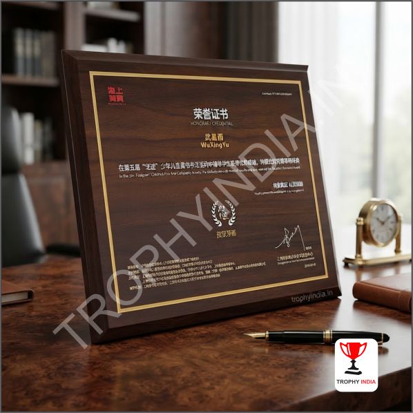 Custom Wooden Trail Medals | Eco-Friendly Sports Awards Delhi