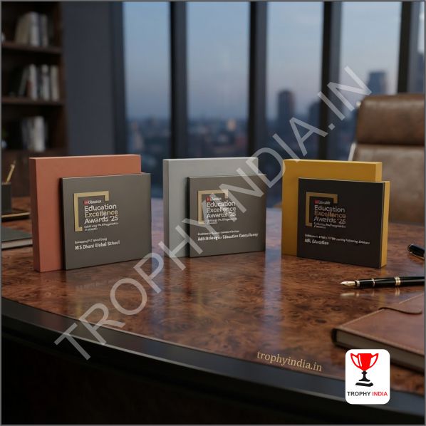 Contemporary Square Corporate Awards Delhi | Education Excellence Mementos