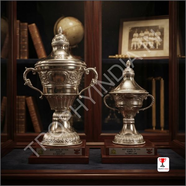Best Silver Metal Trophy Manufacturers Delhi | Army Mess Awards