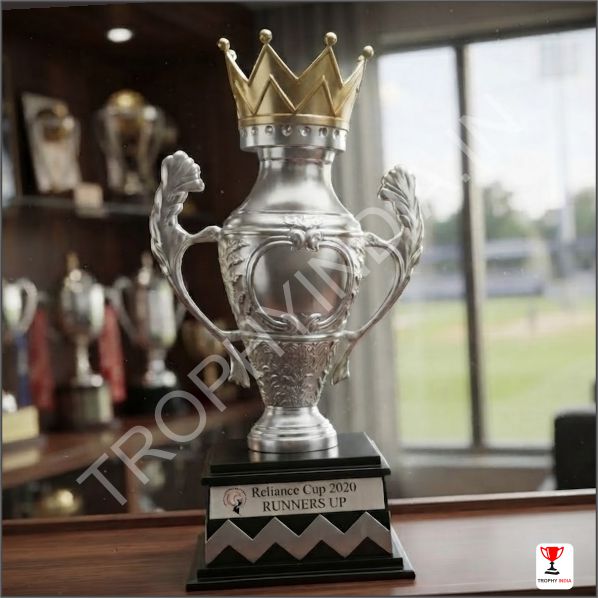 Silver Crown Trophy – Premium Championship Award for Sports & Events