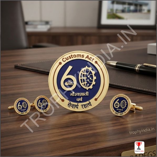 Custom Metal Medals Badges and Cufflinks Gold Silver Bronze
