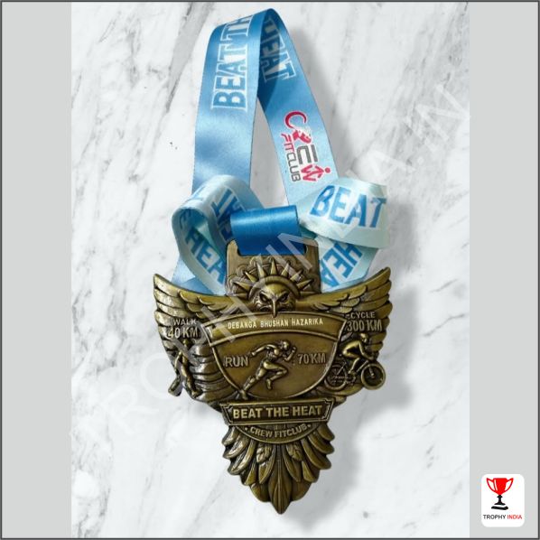 Customized Antique Brass Medallion Sports Award Medal | Trophy India