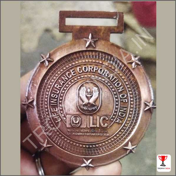Customized Antique Copper Corporate Award Medal | Trophy India