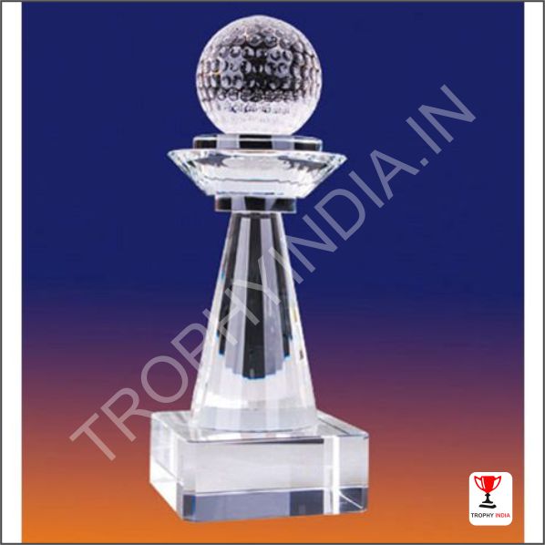 Customized Executive Crystal Globe Pillar Award Trophy | Trophy India
